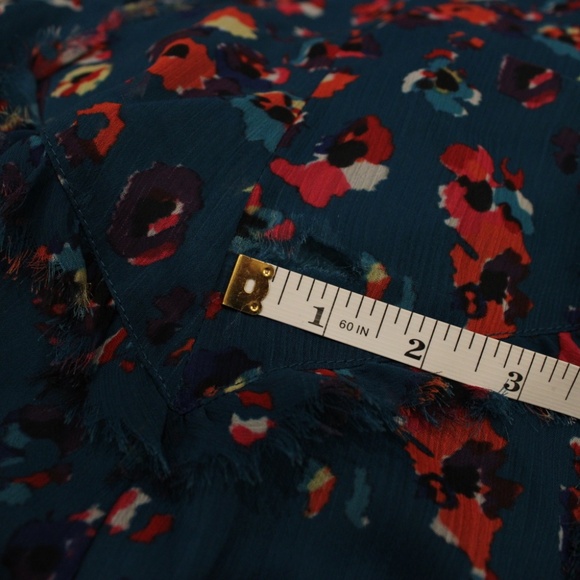 Jason Wu- Blue Leopard Midi Dress - Size 14 - Picture 10 of 12